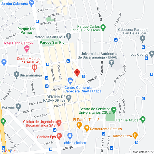 Map of Herrera Ariza José Armando