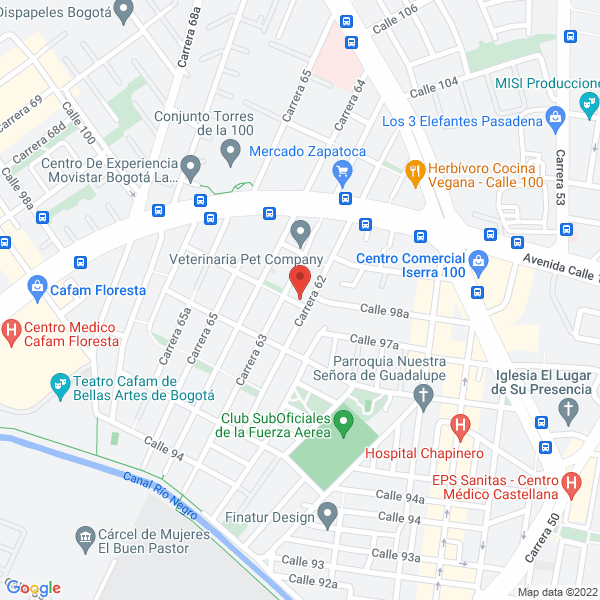Mapa de Herrera Ruiz Ingenieros Y Cia Ltda
