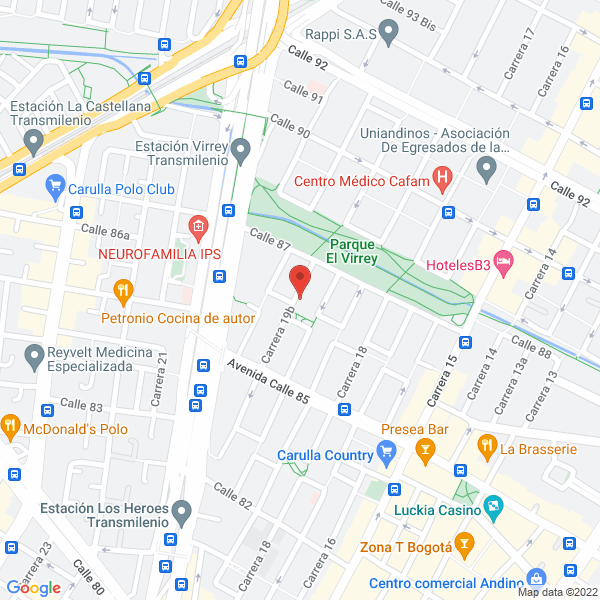 Mapa de Hey Brands Marketing And Communications S.A.S.