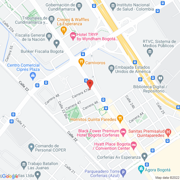 Mapa de Hf Balanceo Dinámico Ltda.