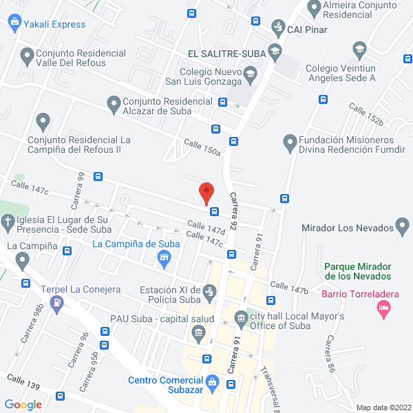 Mapa de Hgs Ingeniería S.A.S.