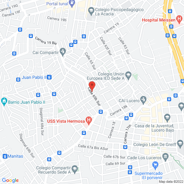 Mapa de Hidro Instalaciones T&P Ltda.