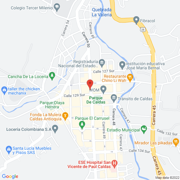 Mapa de Higea Acopio Del Aseo