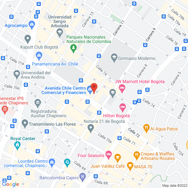 Mapa de High Business 1 S.A.S