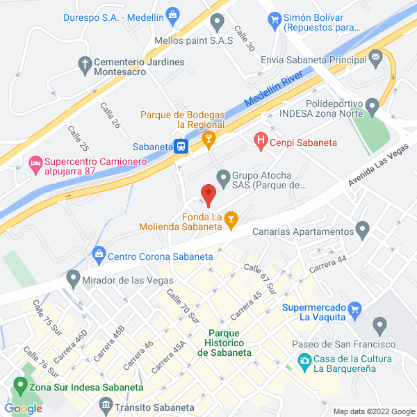 Mapa de Ferrelectrico Montevideo