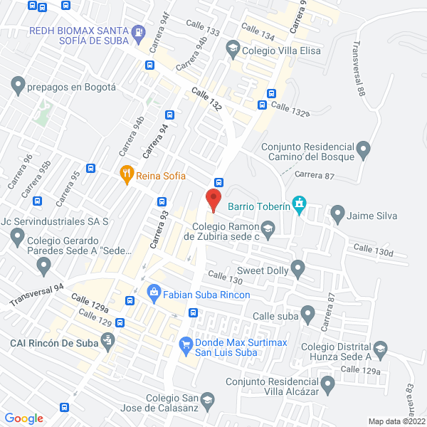 Mapa de Ferreléctricos Ferro S.A.S.