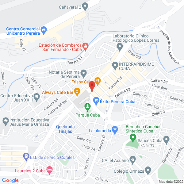 Map of Ferreléctricos Súper 7