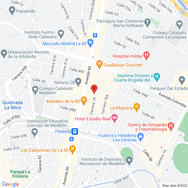 Mapa de Grand Master Oskar Posada Taekowndo