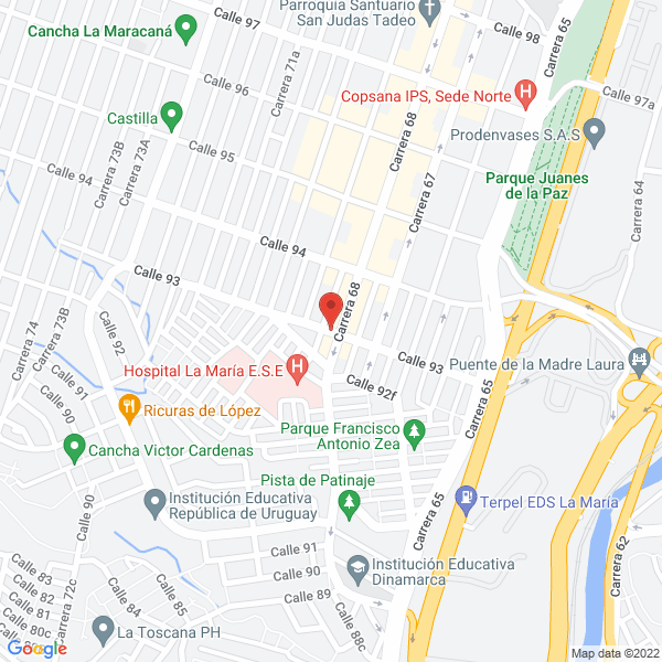 Mapa de Granero La 93