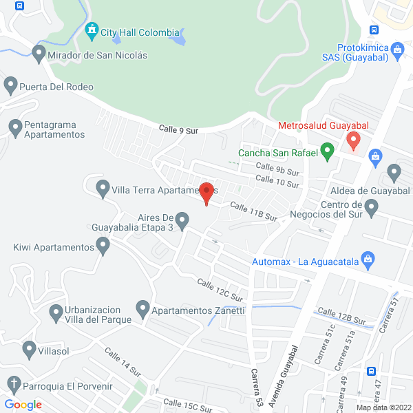 Mapa de Granero La Colinita