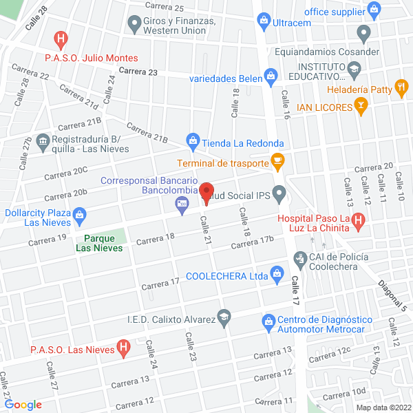 Map of Granero La Estrella