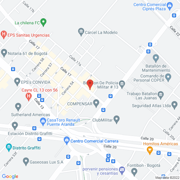 Mapa de Grúas Telescópicas - Sti