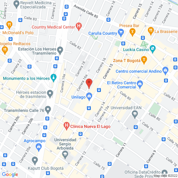 Mapa de Grupo A. Estudio