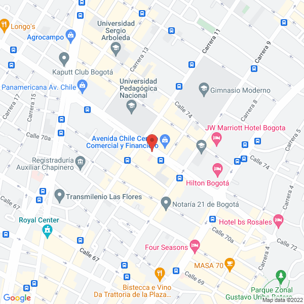 Mapa de Grupo Aycon S.A.S.