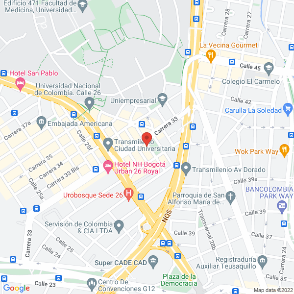 Mapa de Grupo Colombiano De Asesorias Empresariales