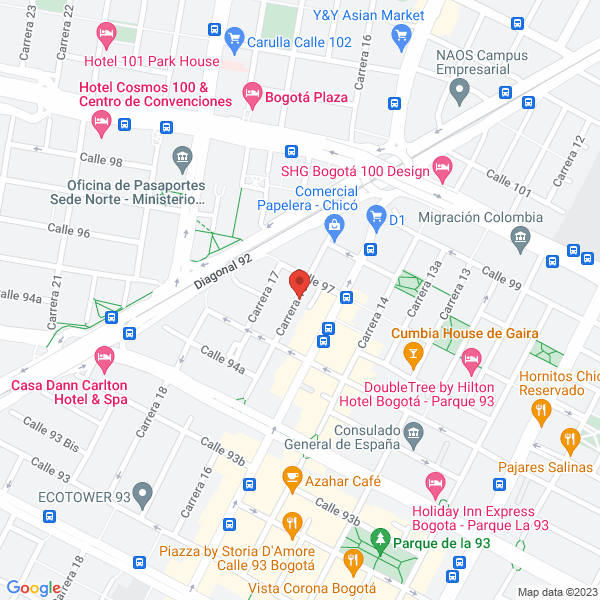 Mapa de Grupo De Consultoría Inmobiliaria S.A.S. - Gci S.A.S.