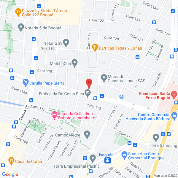 Mapa de Grupo De Consultorías Especializadas Para El Mejoramiento Institucional Ltda.