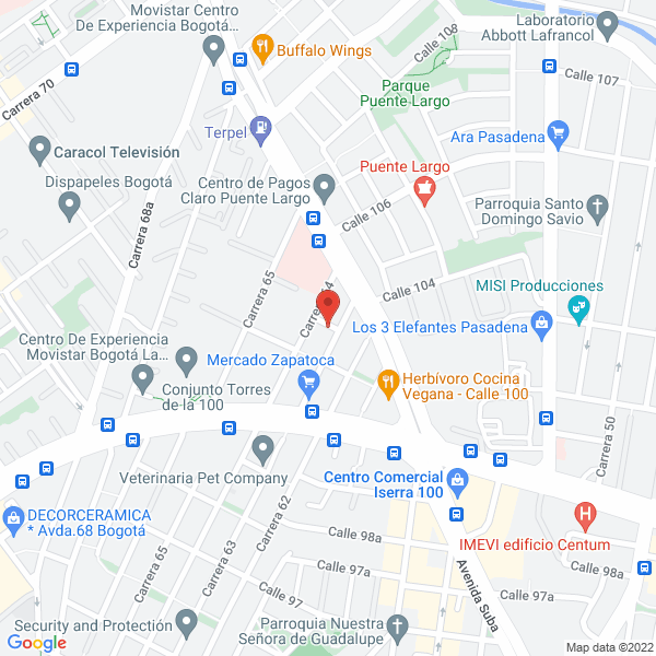 Mapa de Grupo De Informática S.A.S.
