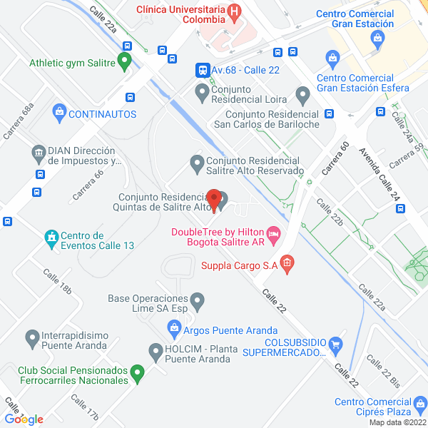 Mapa de Grupo Empresarial Ingepro S.A.S.
