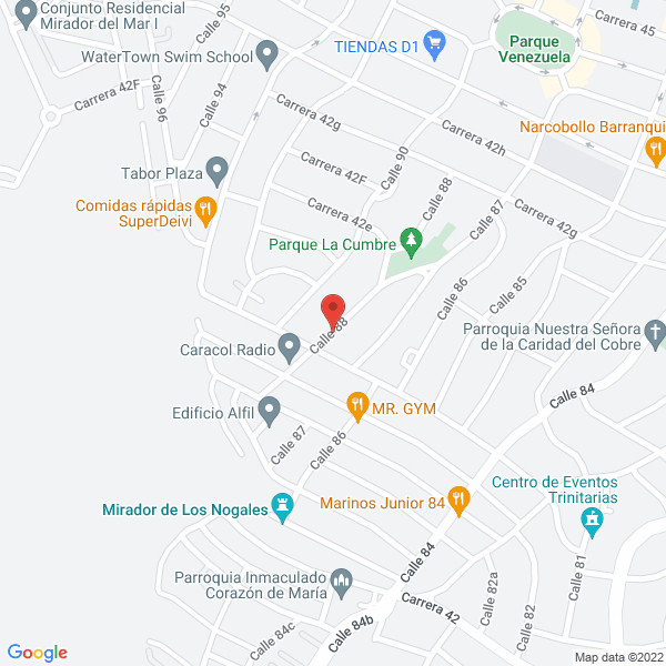 Map of Grupo Empresarial Society