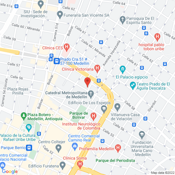 Mapa de Huertas Luna Jose Alfredo