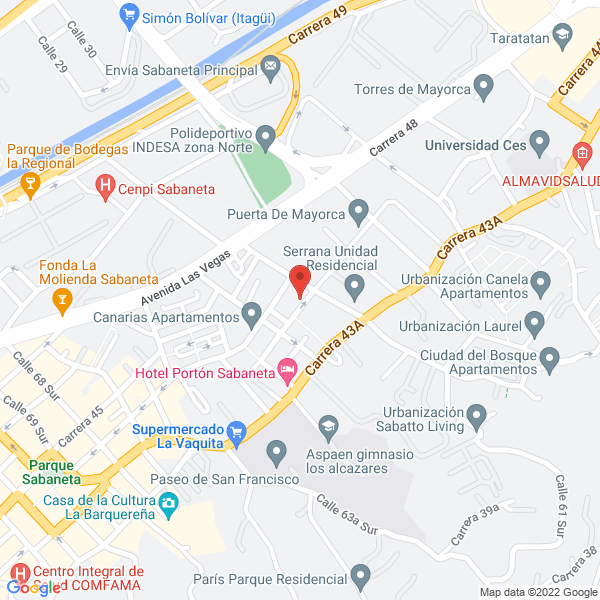 Mapa de Huevos Santa Anita