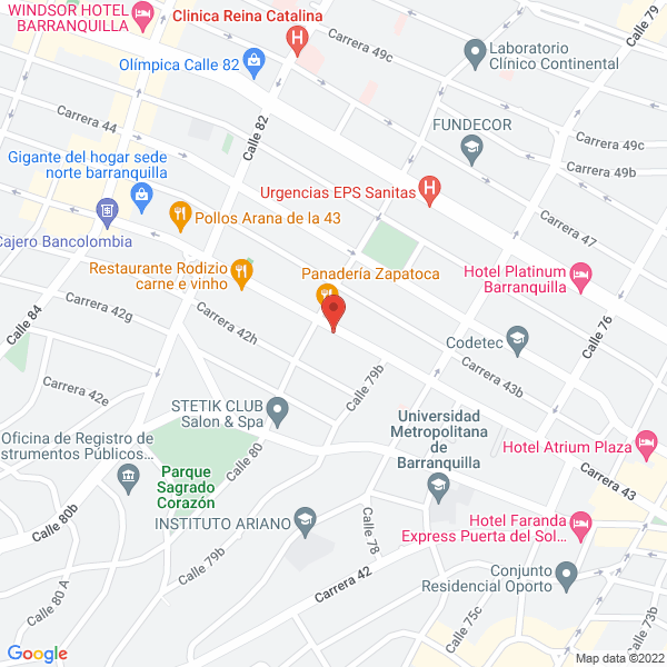 Map of Hultep Nsa Ltda