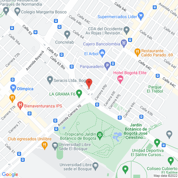 Mapa de Cilinder Store