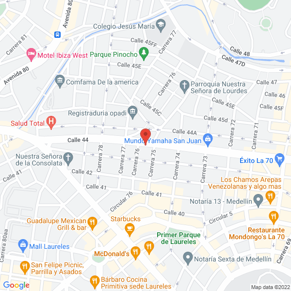 Mapa de I Llantas