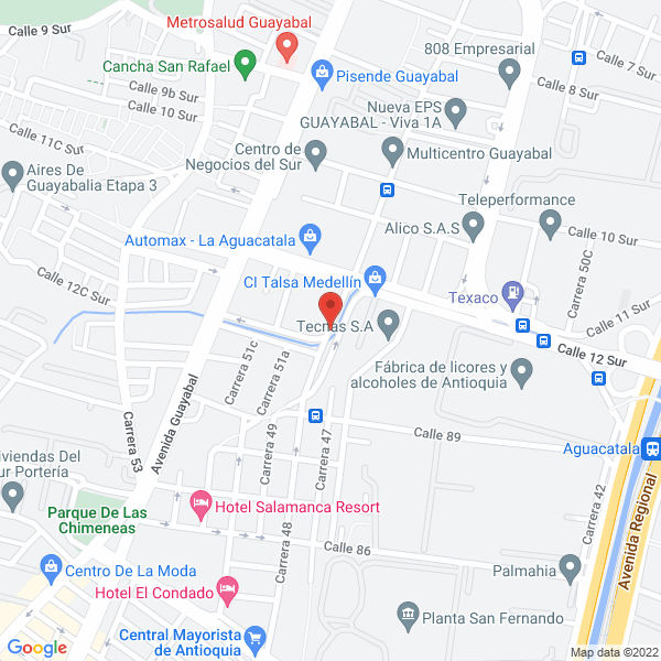 Mapa de Idealtex S.A