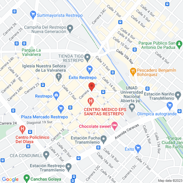 Mapa de Hot And Cold