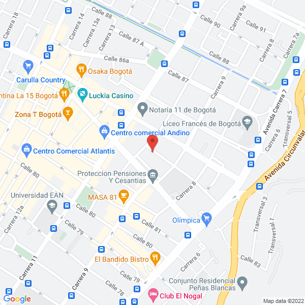 Mapa de Hotel 84 Dc