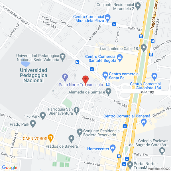 Mapa de Hotel Aguablanca Cabañas