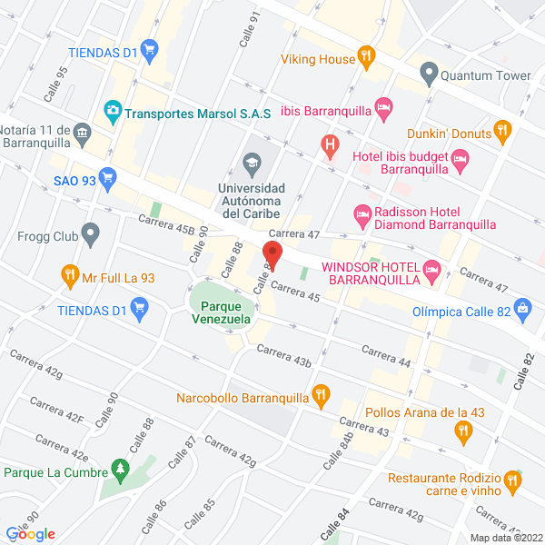 Map of Hotel Alicante Boutique Spa