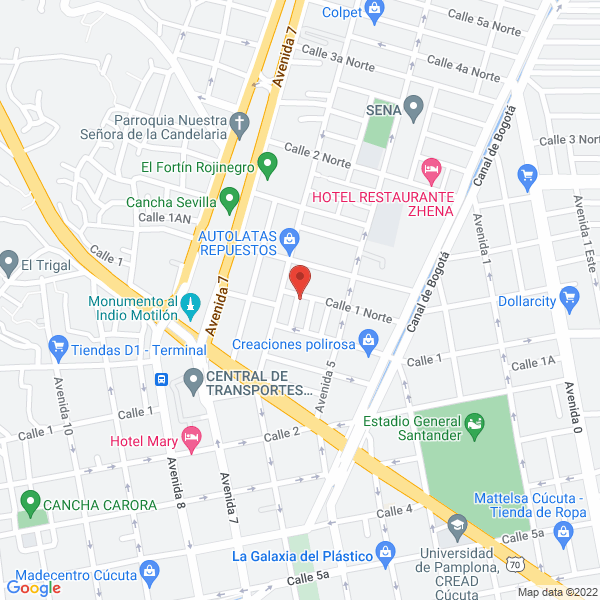 Map of Inversora La Quinta & Cia Ltda.