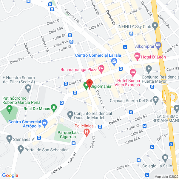 Map of Hotel Barajas Real