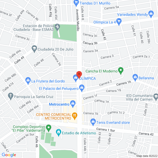 Map of Iglesia Triunfante Concilio Cristiano