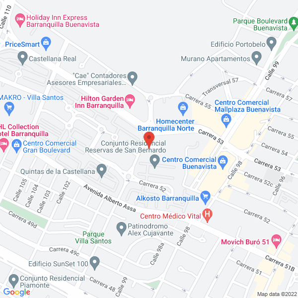 Map of Inversiones Benavides Garcia & Cúa S En C