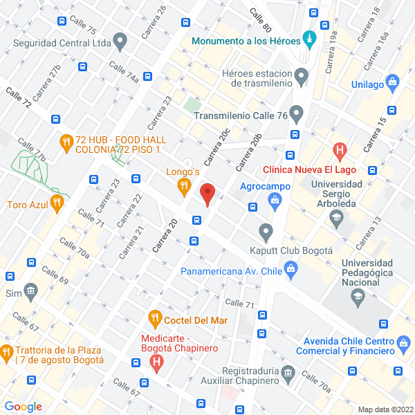 Mapa de Inversiones Borrejiao S.A.S.