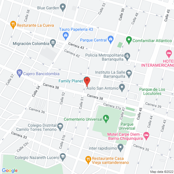 Map of Inversiones Contelvas C.A.