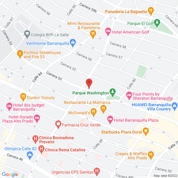 Map of Inversiones Dt S.A.S.
