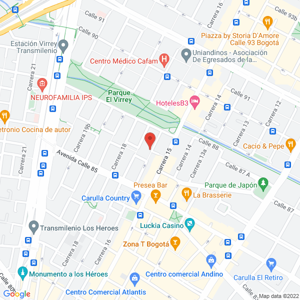 Mapa de Inversiones Especializadas En Construcción S.A.