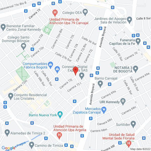 Mapa de Hidraulicos Y Cromados C.I. S.A.S...