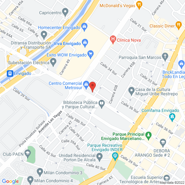 Mapa de Hidroacciones Ltda