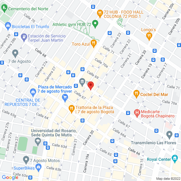 Mapa de Hidrosanitarias J.M S.A.S