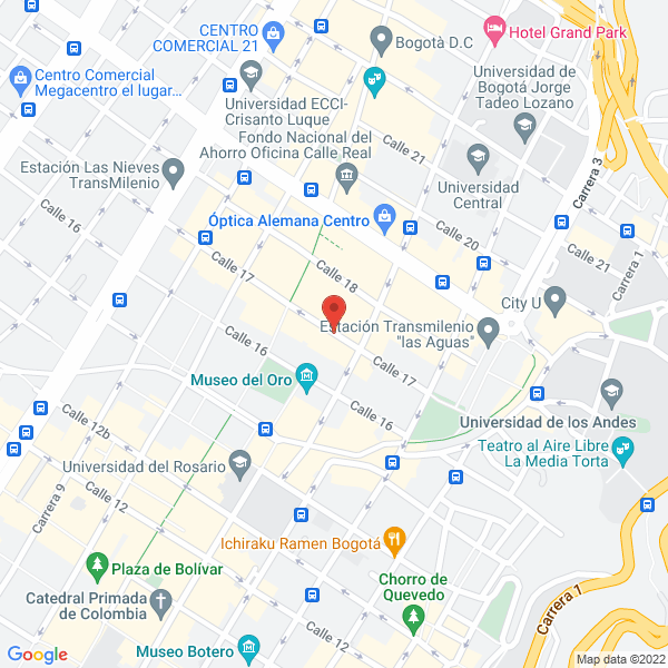 Mapa de Jorge E. Morales & Cia Ltda