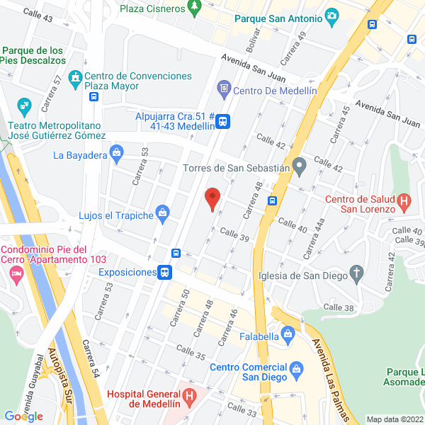 Mapa de Jorge Lujos