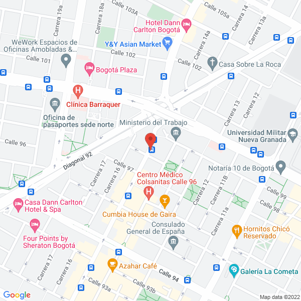 Mapa de Jorgehane Laboratories Colombia S.A.S.