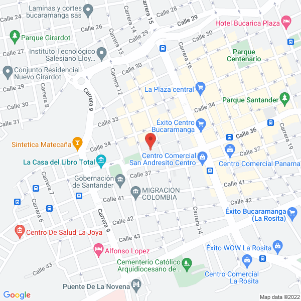 Map of Jose Onias Culman Aroca