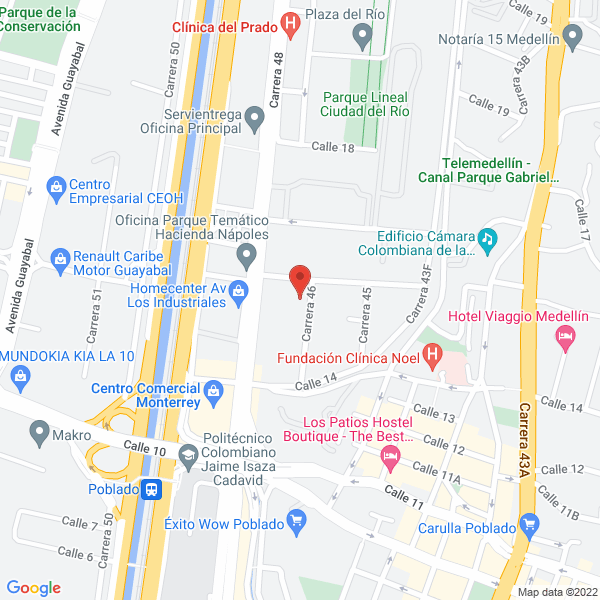 Mapa de Laboratorio Medico Echavarria S.A.S